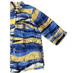 Allison Daley Women’s Blouse 22W | Abstract Print 3/4 Sleeve Button-Down Photo 4