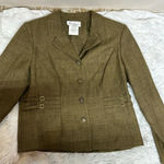 NWT Miss Dorby Olive Green Skirt Set with matching Jacket. Machine washable Size 10P Photo 1