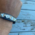 2 pcs Punk Gothic studded faux leather bracelet Photo 1