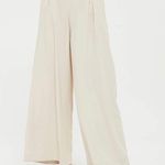 Khaki Wide Leg Pants Tan Size M Photo 0