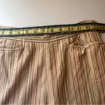 Talbots  Striped Cotton Pants in Pink and Tan. Size Small 4 Photo 5