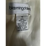 Bloomingdales Bloomingdale’s Ivory Wool Blazer with Lace Tie Front – Size 10 Romantic Bridal Photo 3