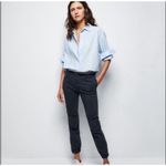 Nili Lotan Cropped French Military Pant in Navy Blue Size 4 Photo 2