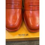 Miz Mooz Penni Red Leather Platform Heeled Loafer Womens 37 / US 6.5-7 Twee Photo 3