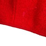 The Eagle's Eye Red 100% Wool Cropped Button Front Jacket Size 10 Vintage Photo 3