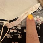 ZARA  Trafaluc Womens Size Large‎ Black Floral Long Sleeve Crop Top NWT Photo 4