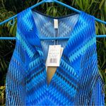 Gottex Venice Maxi Dress Cover Up NWT Sz S Blue Photo 2