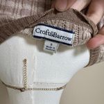 Croft & Barrow Brown Ombre Striped Knit Top Size Small  Cozy Minimalist Neutral Photo 5