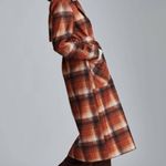 Anthropologie NWT NVLT Plaid Belted Trench Coat by  sz M Photo 4