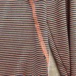 Athleta  Striped Athletic Long Sleeve Top Orange Grey Stripes XS Photo 15