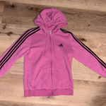 Adidas  essentials 3-stripe French terry full zip hoodie Photo 0
