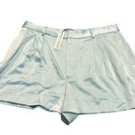 Alice + Olivia conry pleated satin short Photo 1