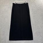 Vintage Mirasol Maxi Skirt Black Slinky Witchy Dark Boho Stretchy Women's XL Photo 3