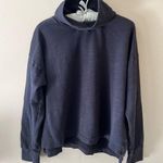 J.Crew  Vintage Cotton Terry Turtleneck Shirt Womens L Large Black Top Photo 0