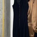 Theory  Bonbi Wool Ameera Fabric Zipper Front Fit Flare Sleeveless Dress Photo 0