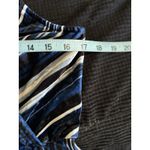 Live to be spoiled Blue Velvet Dress V Neck Adj Straps Size XL Pockets Elastic Photo 6