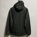 Reebok  olive green quilted full zip hooded jacket men's XL Photo 4