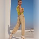 Free People NEW  Comeback Jogger ~Incense Taupe ~Large Photo 1