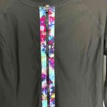 Athleta Zip Up Black Track Fitness Swim Jacket, Size Medium Photo 3