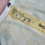 SheIn White Floral Bikini Bottom Swimwear Size Large Photo 2