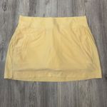 Athleta Brooklyn Skort Women's Yellow Pleated Tennis Golf Size 20 Photo 1