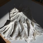 Victoria's Secret Vintage Victoria’s Secret gold label Cream Satin Nightgown lace detail small Photo 9