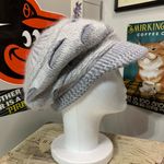 Gray Knit Newsboy Slouch Hat Photo 1