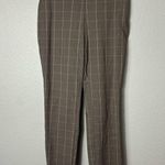 A New Day Women’s  Grey/Brown Plaid Dress Skinny Dress Pants size 4 Photo 0