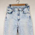 Gap High Rise ‘90s Loose Straight Jeans Light Indigo Destroy Wash Photo 5