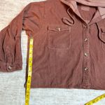 Lucky Brand Women’s XXL Blush Copper Corduroy Hoodie Jacket Shacket Hood Pockets Photo 4