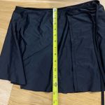 Black Mini Skirt with Tie Detail swim suit cover up Size M Photo 1