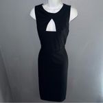 Calvin Klein  New w $119 Tags Black Pencil Keyhole Formal Party Dress Medium 8 Photo 5