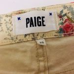 Paige SZ 29 Floral Printed Cutoff Denim Shorts Photo 3