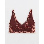 Aerie Offline By Goals Plunge Sports Bra Maplewood Size Large Photo 1