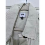 CAbi  #5659 Women's White Kenya Safari Utility Military Jacket Size Medium Photo 4