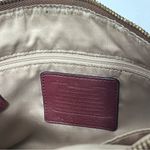 Coach Colette Signature Shoulder Bag Red Brown Leather Jacquard F23072 East West Photo 12