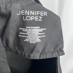 Jennifer Lopez Black Gold Hip Zipper Capri Slim Straight Moto Jeans Size 16 Photo 7