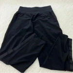 Athleta  Nolita Slim Tapered Crop Pant Black Side Stripe Size 4 Photo 7