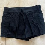J.Crew Black Crisp Linen Like Cotton/Spandex Shorts Sz 2 Like New Photo 0