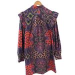 Xirena Nyla Poplin‎ Ruffled Mini Dress Black Opal Size Large Photo 5