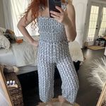 Paloma Women’s Small Blue Pearl Blue Floral Jumpsuit Photo 5