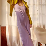 Beyond Yoga Featherweight Hang Loose Lounge Jumpsuit in Purple Size Small Photo 0