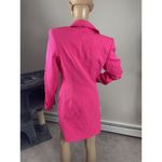 Ellae Lisque Hot Pink Center of Attention Blazer Size S Date Night Party Photo 2