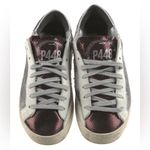 P448 John Cola Sneakers – Silver & Plum Glitter (EU 37 / US 7) Photo 1