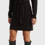 Charles Henry  Black Long Sleeve Sweater Dress Photo 0