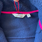 Vineyard Vines  Women’s Fleece Sweatshirt Half Zip Nave Size XS Chest 40in  Photo 6
