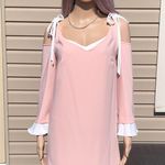 Nanette Lepore tie shoulder ruffle dress Photo 9