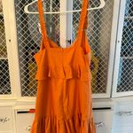 Missguided Orange Mini Dress Photo 3