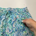 Lilly Pulitzer Taron Pull On 100% Linen Pants Surf Blue Soleil It On Me Size XL Photo 12