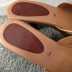 Fioni Women’s  Brown sandal heels size 10 leather shoes slip on Photo 2